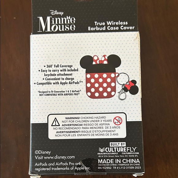 Disney Minnie Mouse Polka Dot Earbud Case - Picture 2 of 3
